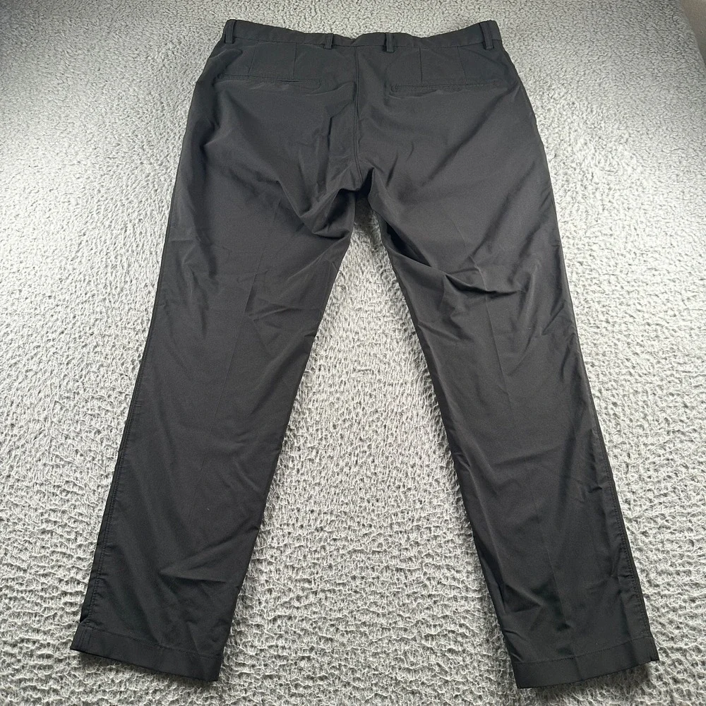 J.Lindeberg Pants Mens‎ 36x30 Black Slim Stretch Tech Chino Golf Performance
